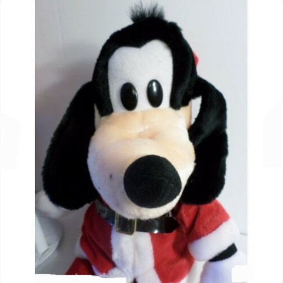 Disney GOOFY plush stuffed in Santa Costume 18-in - Picture 6 of 12